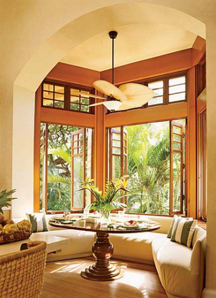 Suelo de madera para la decoración tropical de tu casa
